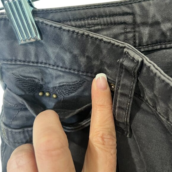 Robins Jean Womens Black Slim Fit Denim Jeans Size 25 - Picture 10 of 10